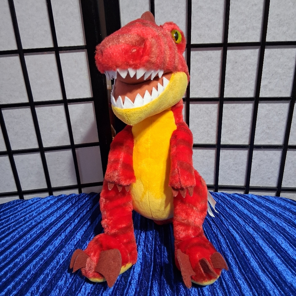 Red Raptor Stuffed Animal / Build-A-Bear - Picture 9 of 14